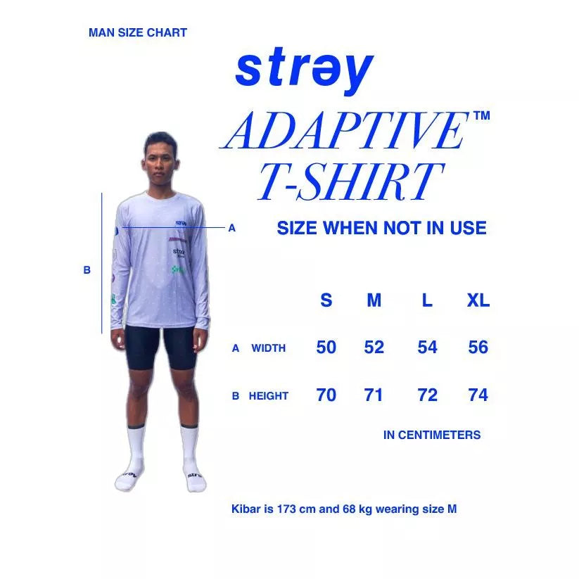 STRAY MAN ADAPTIVE TEE KAOS SPORT - GOLD LONG SLEEVE DARK GREEN