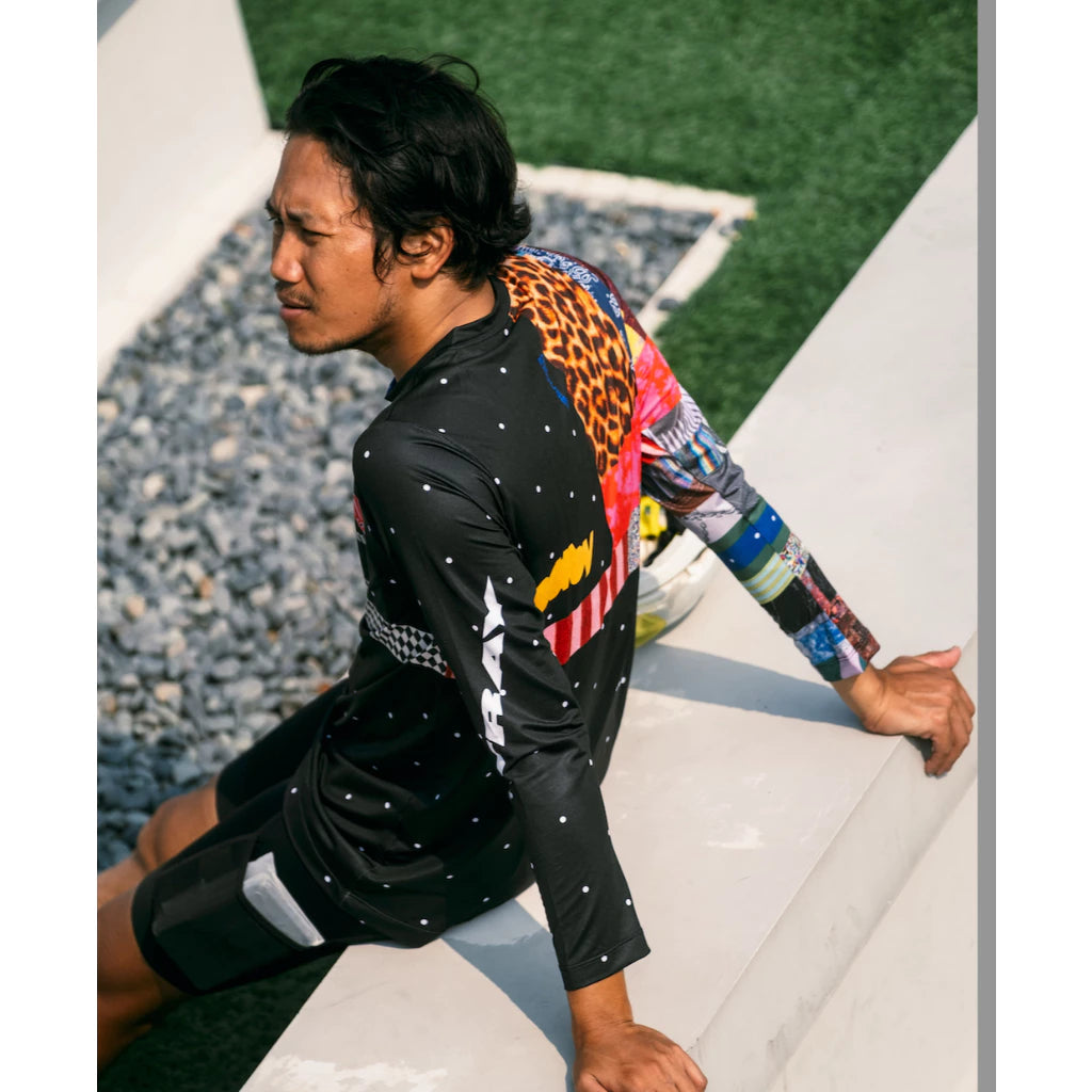 STRAY MAN ADAPTIVE TEE KAOS SPORT - BRUNO LONG SLEEVE BLACK