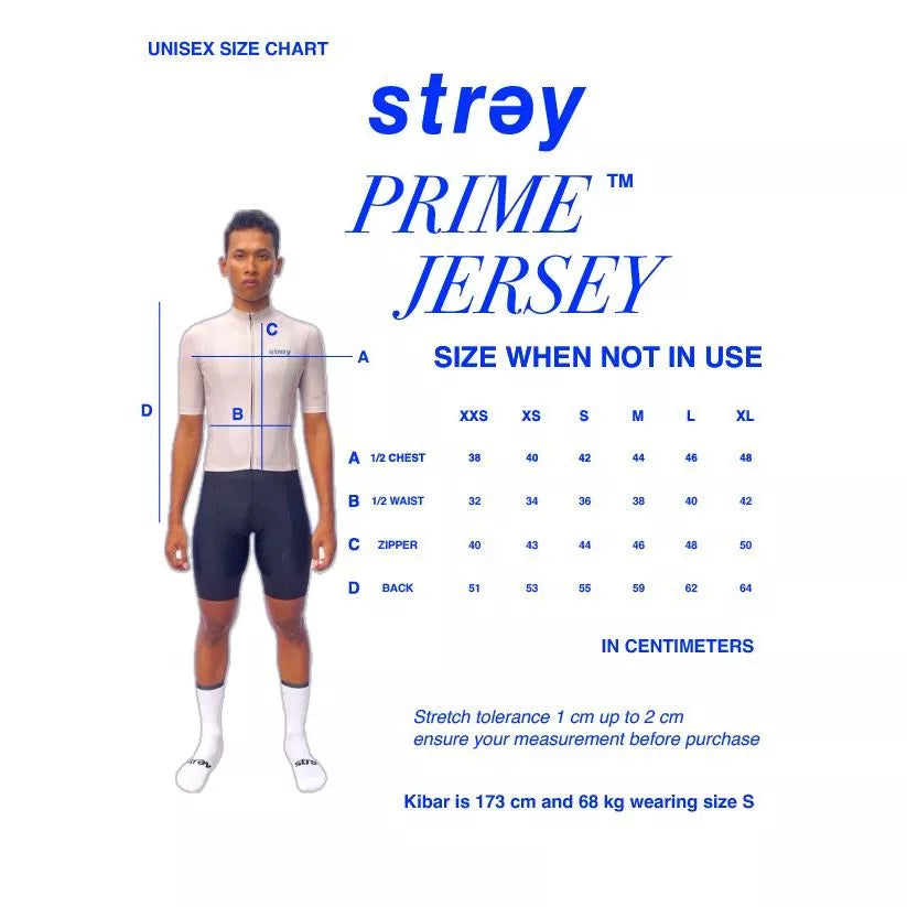 STRAY Jersey Sepeda Unisex Prime Fit Carte Blanche SAGE Sport