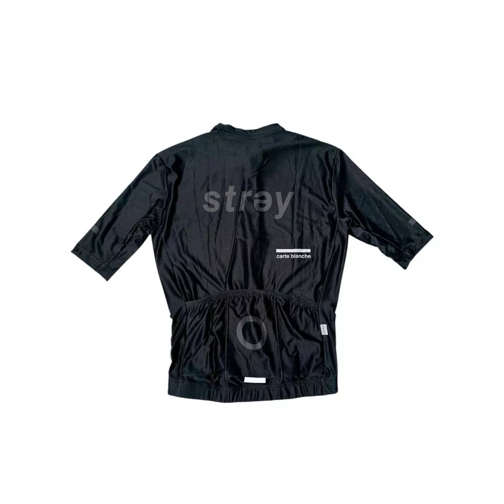 STRAY Jersey Sepeda Unisex Prime Fit Carte Blanche Vantablack Sport