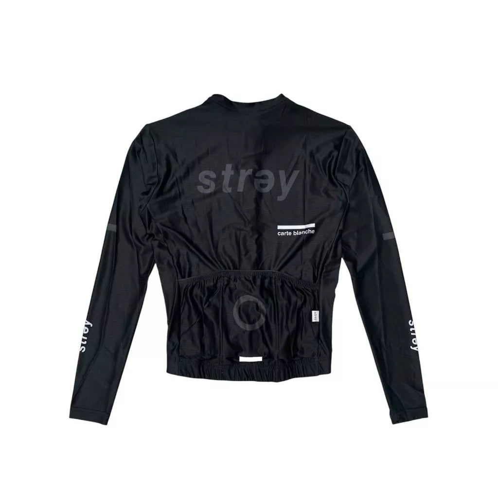 STRAY Jersey Sepeda Unisex Prime Fit Carte Blanche Vantablack Sport