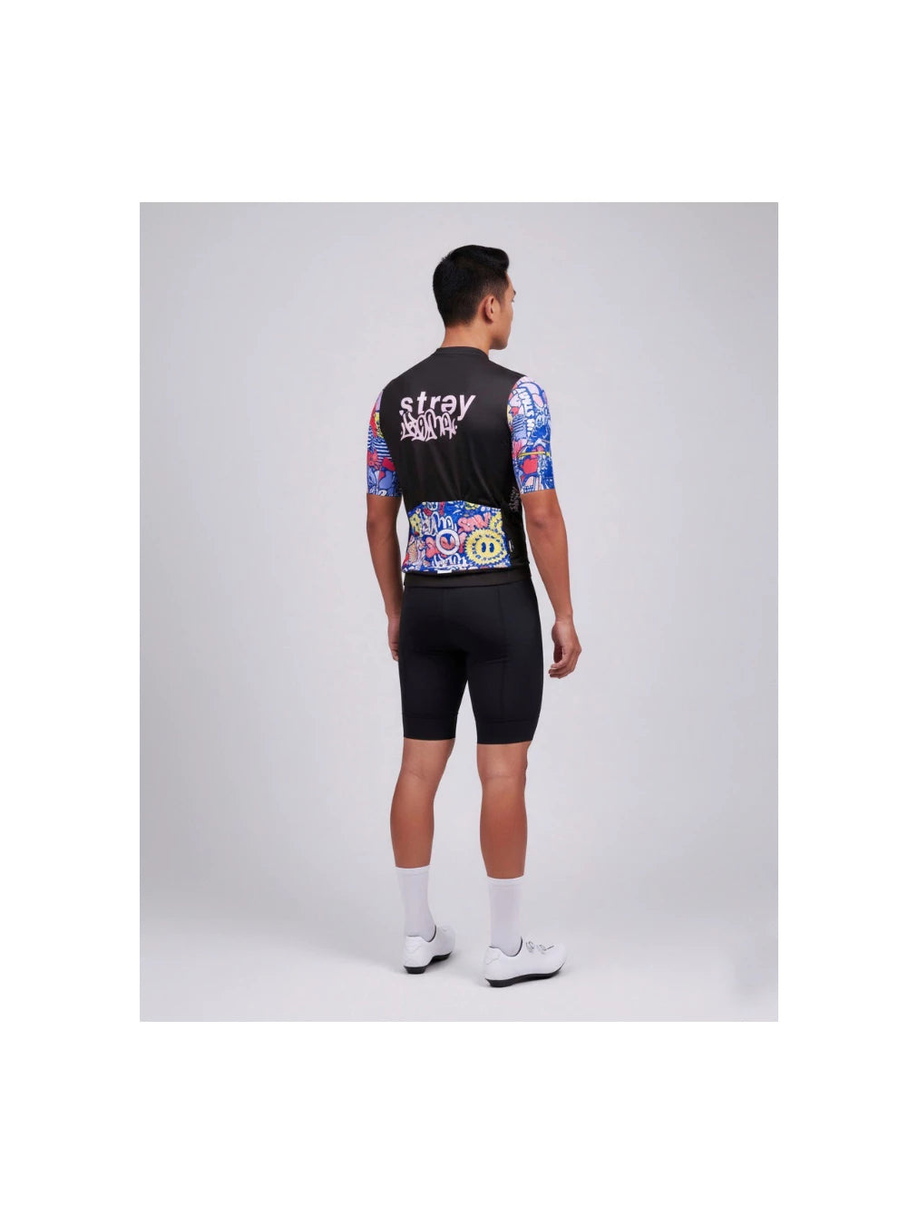 Stray Jersey Sepeda Unisex Prime Fit COLLAB KOMA BLACK