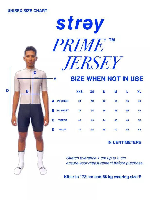 Stray Jersey Sepeda Unisex Prime Fit COLLAB KOMA BLACK