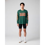 STRAY MAN ADAPTIVE TEE KAOS SPORT - GOLD LONG SLEEVE DARK GREEN