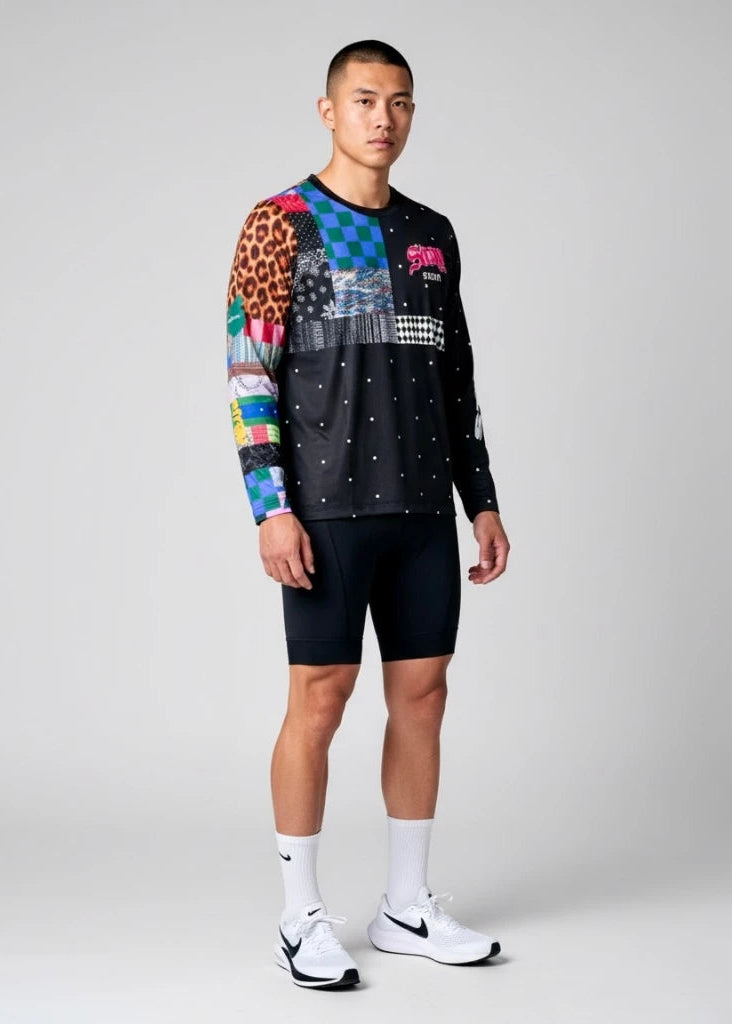 STRAY MAN ADAPTIVE TEE KAOS SPORT - BRUNO LONG SLEEVE BLACK